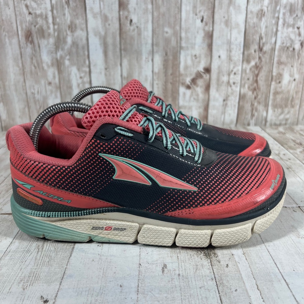 Altra Torin 2.5 Womens 9 Running Shoes Coral Navy Teal Zero Drop Sneakers